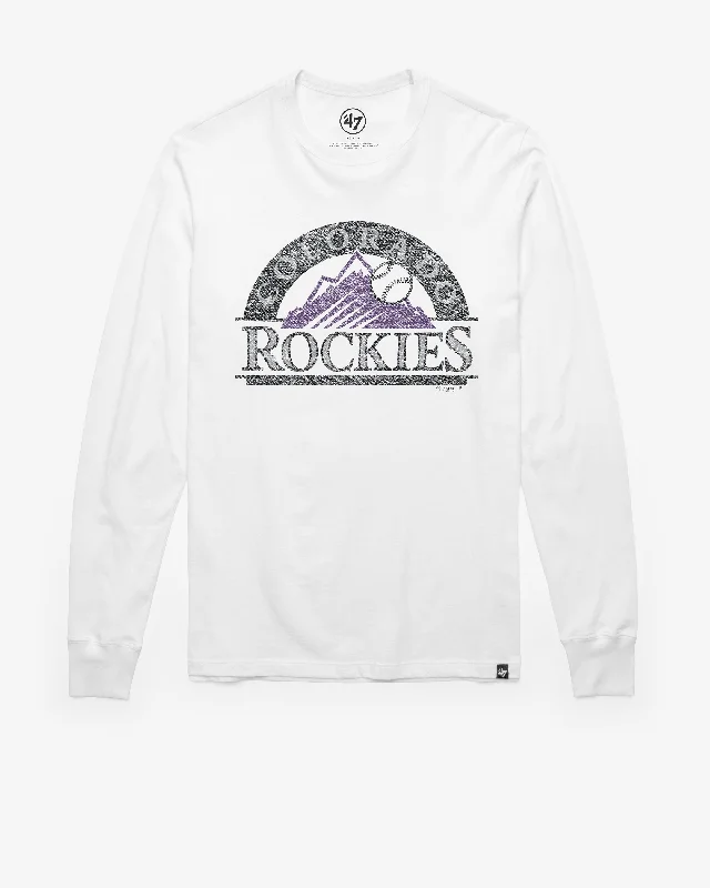 COLORADO ROCKIES PREMIER '47 FRANKLIN LONG SLEEVE TEE