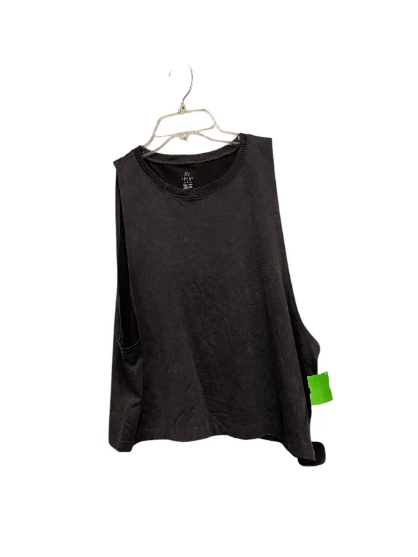 Weekend Bargains to Cherish Athletic Tank Top By Aerie In Grey, Size: M