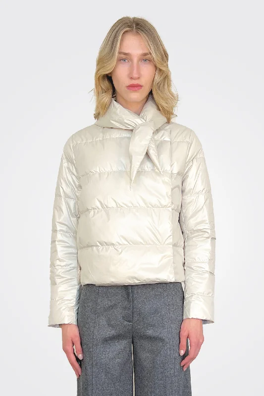 Half Price Padded Down Jacket - Pumice