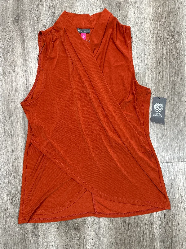 Year-End Sale Top Sleeveless By Vince Camuto In Orange, Size: M