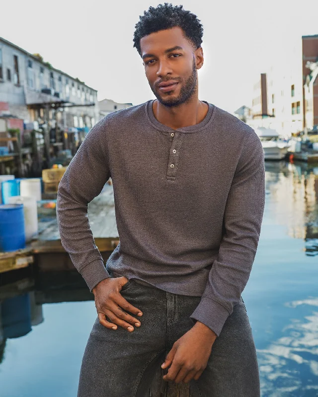 CHATSWORTH SOFT WAFFLE HENLEY