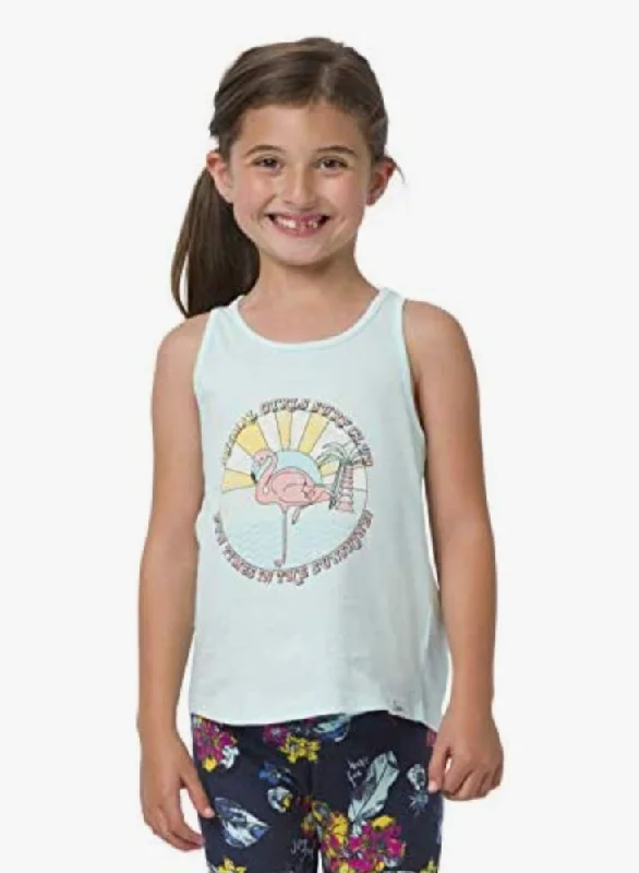 Animal Girls Vest - Flamingo