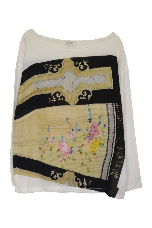 Half Price [WW21356] Dries Van Noten | Long sleeve top