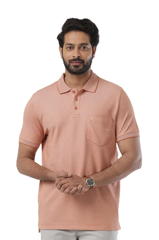 Golf Polo - Orange T-Shirts For Men | Ariser