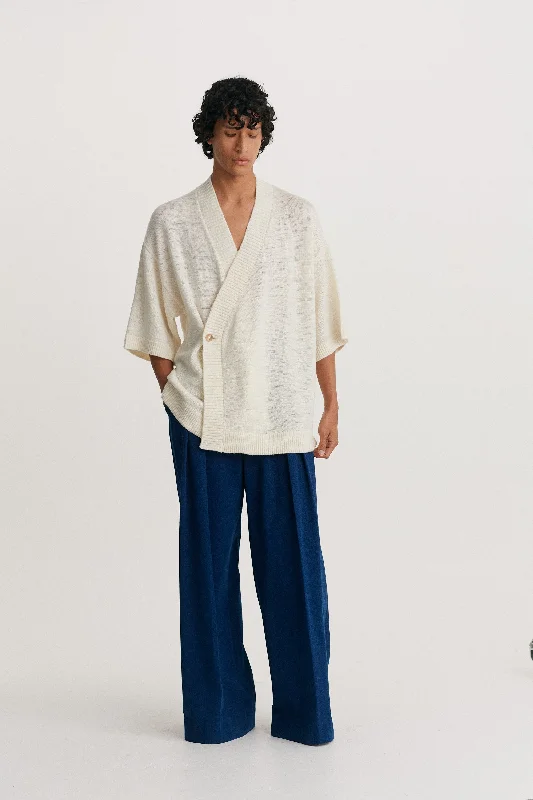 Knitted Wrap Shirt