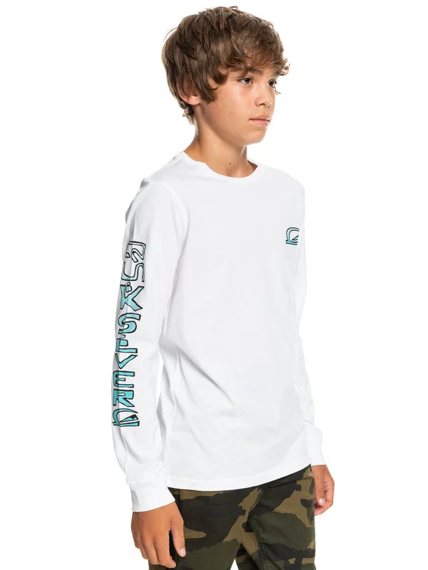 Quiksilver Stacked - Long Sleeve T-Shirt For Boys 8-16