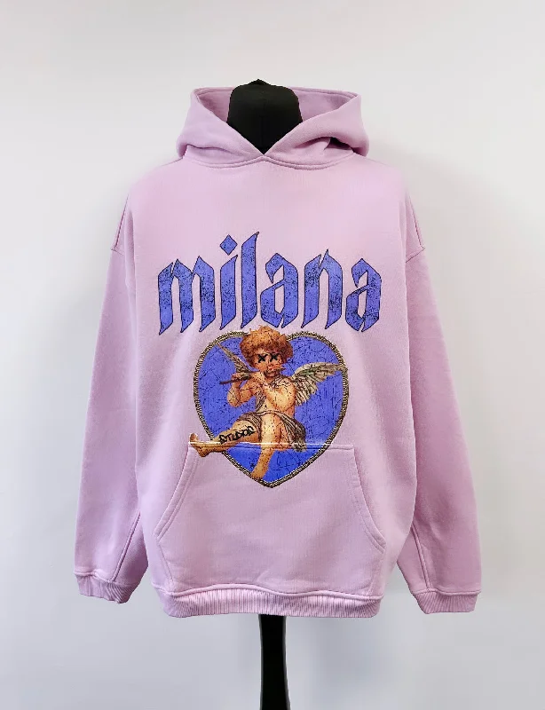 Lilac Cherub Hoodie.