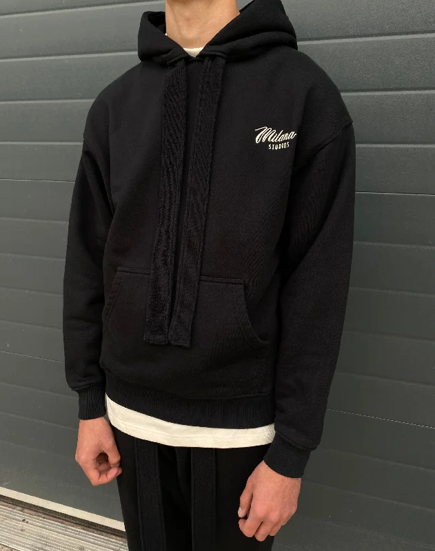 Black Premium Hoodie.