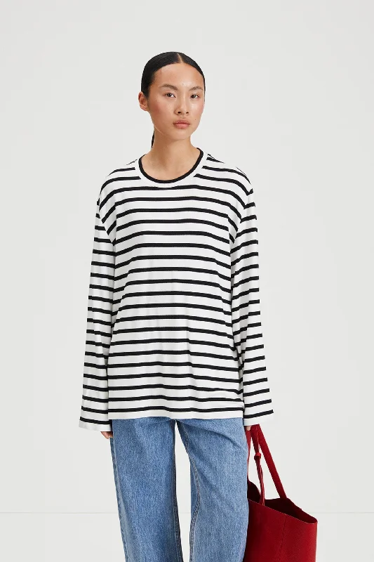 Weekend Bargains to Savor CENTO TOP - WHITE W STRIPES