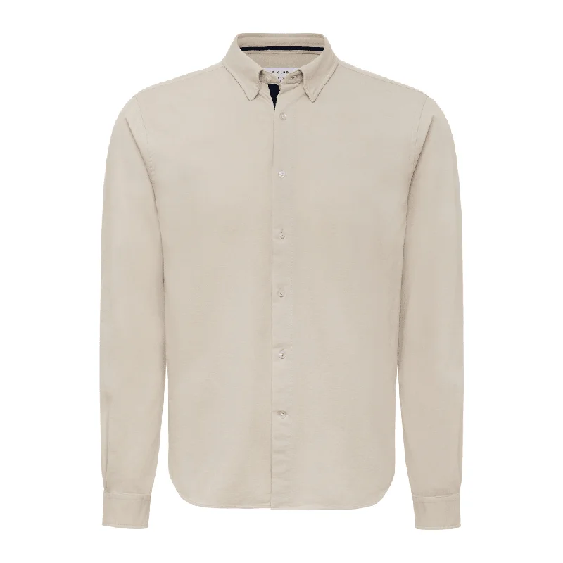 Oxford Cotton Shirt - Beige