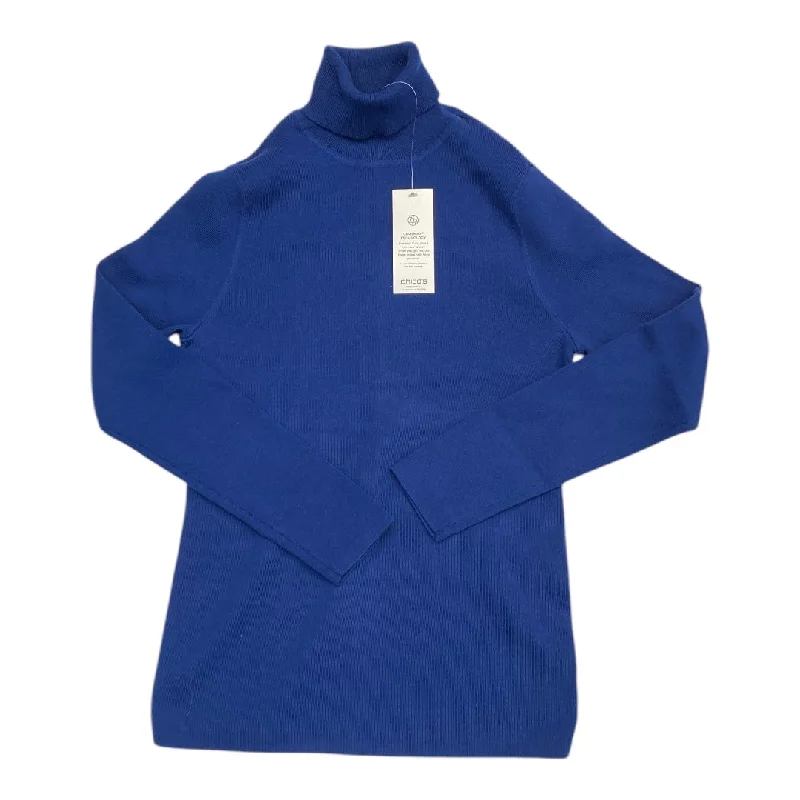 Quick Sale Sweater By Chicos In Blue, Size: M