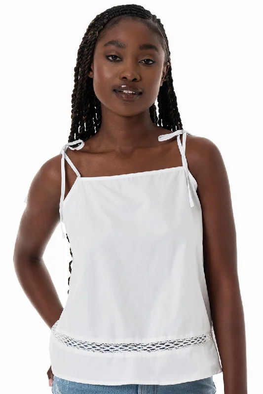Unbeatable Deal Strappy Swing Top _ 153822 _ White