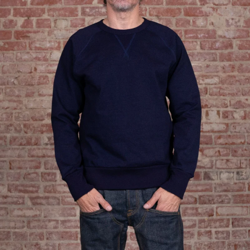 Glory Days Raw Indigo Crew Sweatshirt