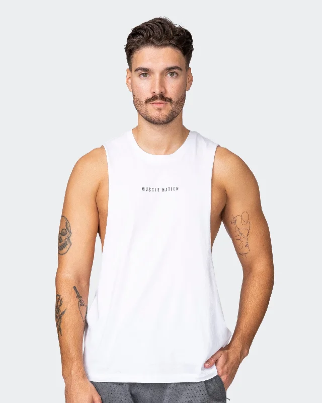 Ultra Drop Arm Tank - White