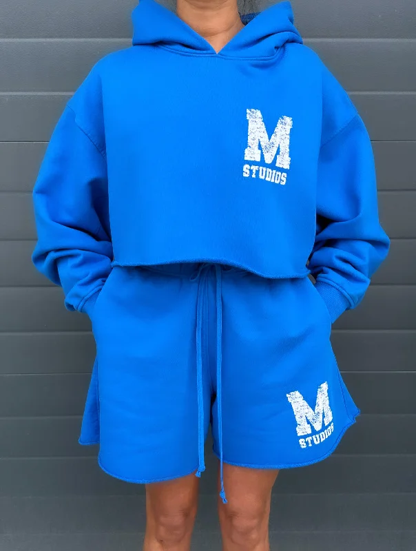 Cobalt M Studios Cropped Hoodie.