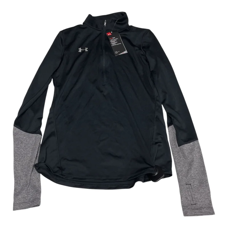 Weekend Offers That Please Athletic Top Long Sleeve Collar By Under Armour In Black, Size: Xxs