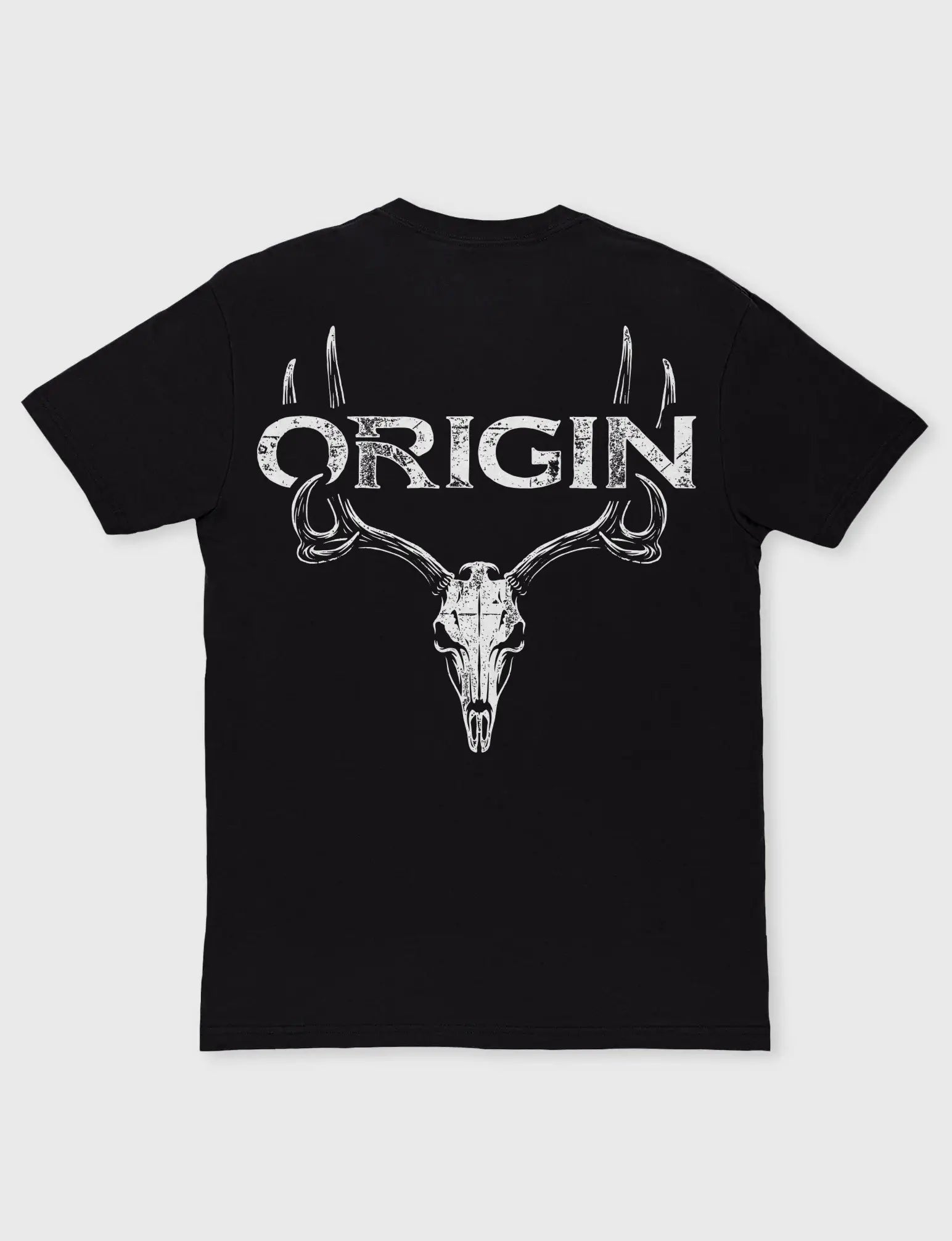 ORIGIN™ CORE T-SHIRT - ILLUSTRATED MULE DEER SKULL GRAPHIC