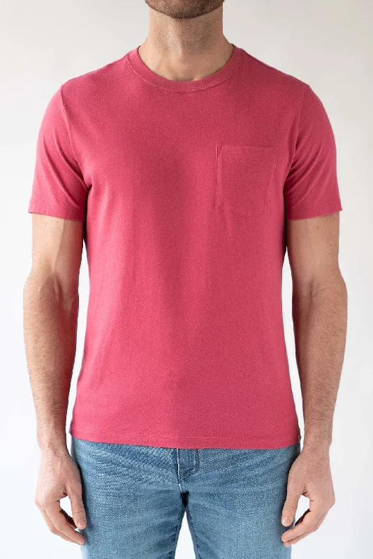 Pocket Tee - Brick Red