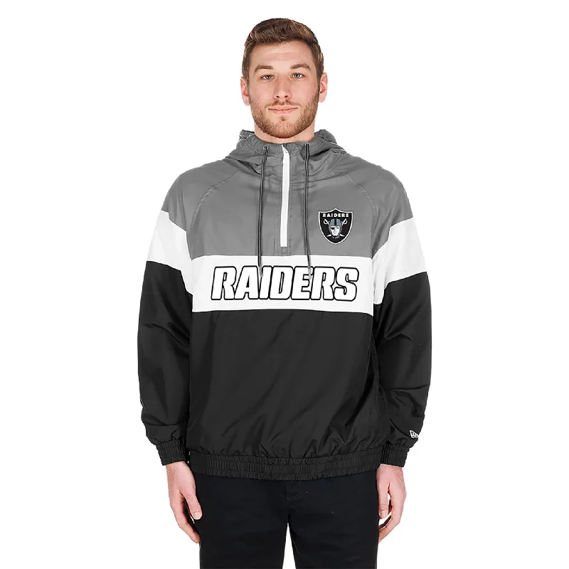 Las Vegas Raiders NFL 3rd Down Black 1/4 Zip Hoodie