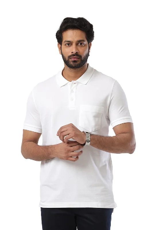 Golf Polo - White T-Shirts For Men | Ariser