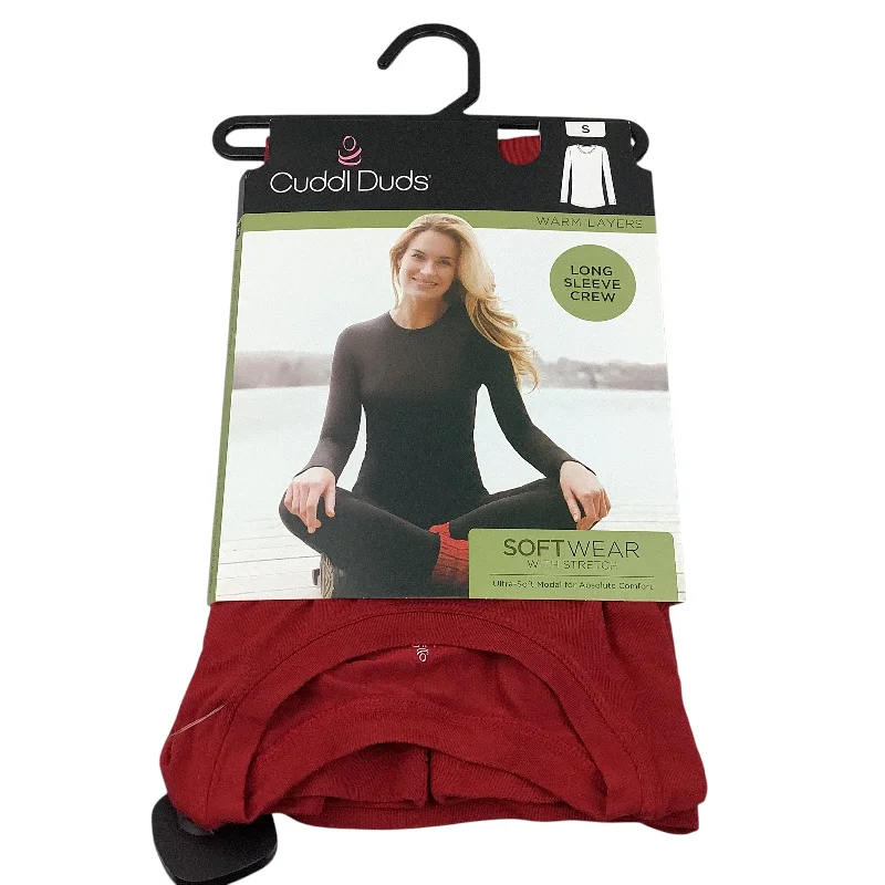 Weekend Bargains to Snag Top Long Sleeve Basic By Clothes Mentor In Red, Size: S