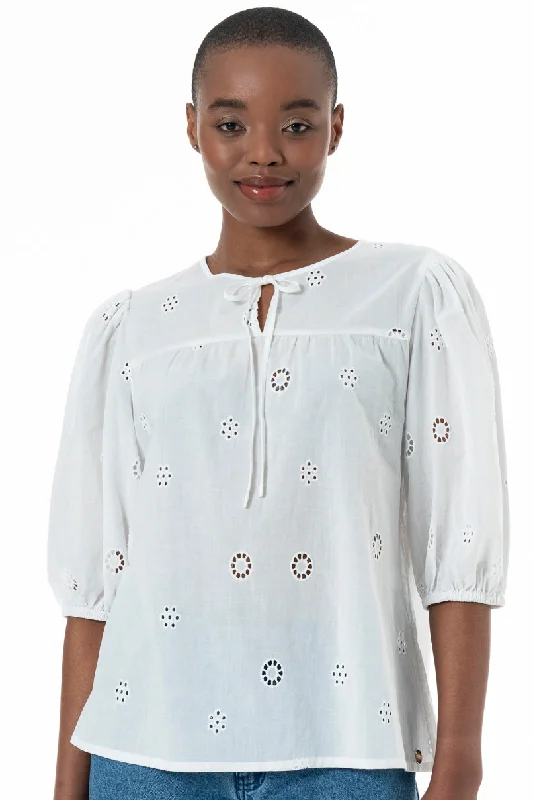 Act Fast Quarter Sleeve Shirt _ 152190 _ Optic White