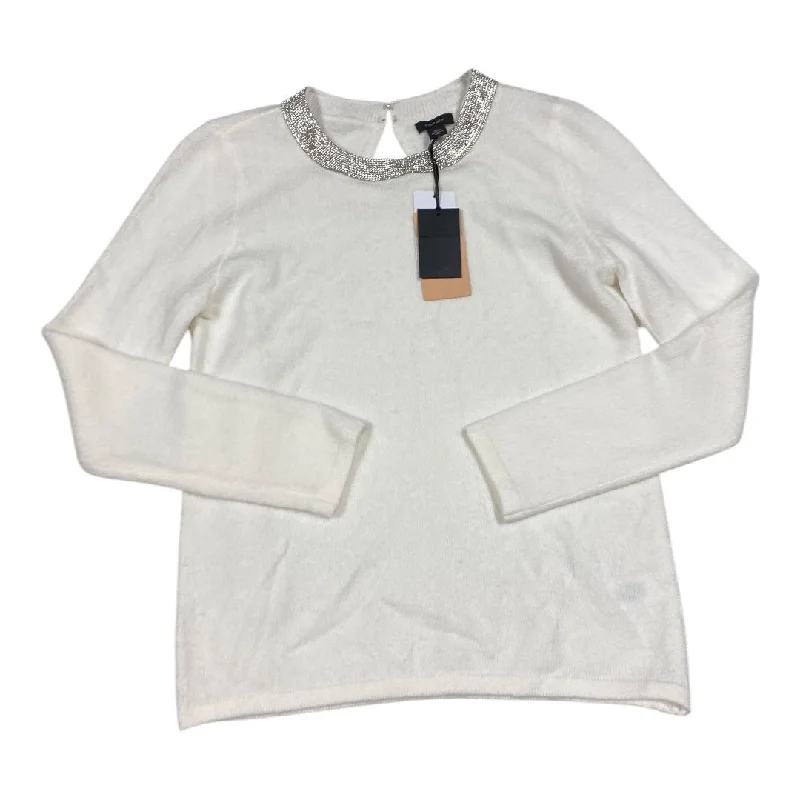 Year-End Deals Sweater By Halogen In Ivory, Size: S