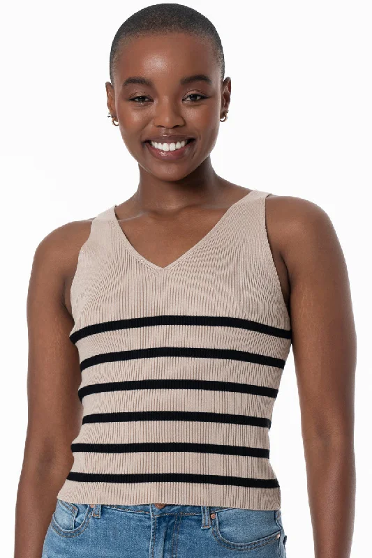 Sale Event Knit Tank Top _ 158887 _ Beige