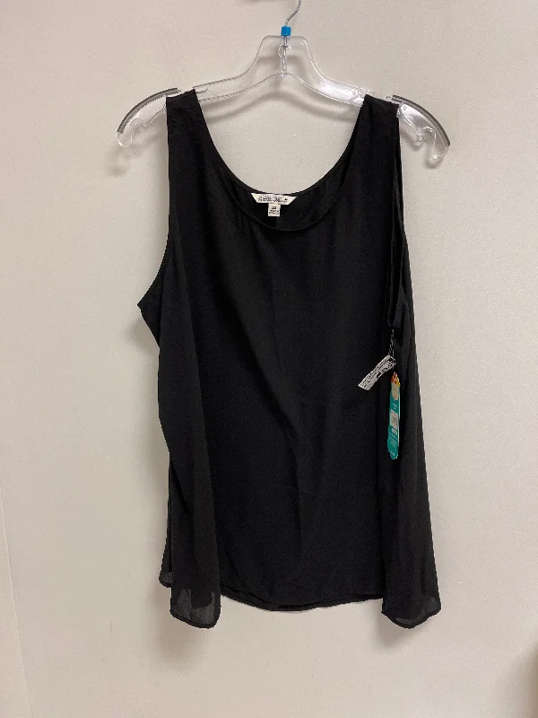 Take Advantage Top Sleeveless By The Pioneer Woman In Black, Size: 2x