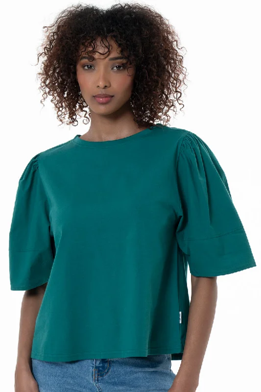 Super Bargain Open Back T-Shirt _ 154356 _ Green