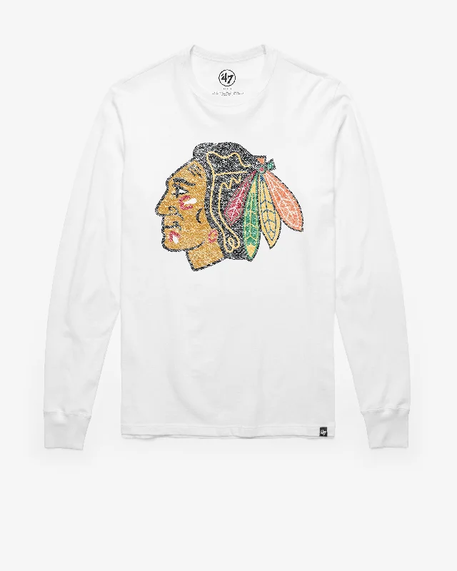 CHICAGO BLACKHAWKS PREMIER '47 FRANKLIN LONG SLEEVE TEE