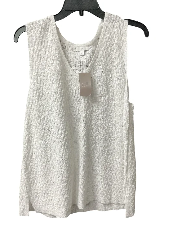 Weekend Deals to Make You Happy Top Sleeveless By J. Jill In White, Size: Xl