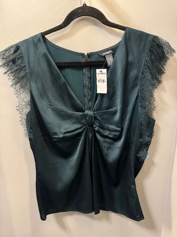 New Deal Top Sleeveless By Express In Green, Size: L