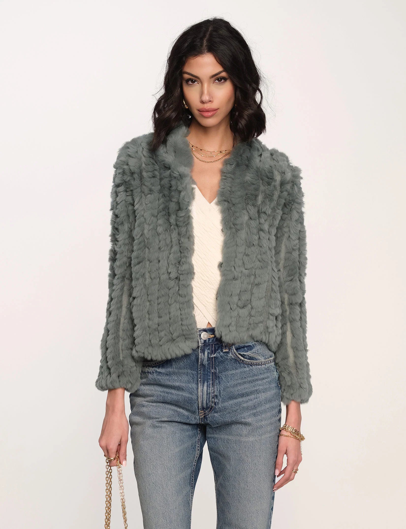 Lowest Price Rosa Fur Jacket - Mineral