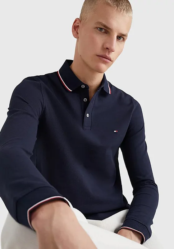 Tommy Hilfiger 1985 Tipped Polo Shirt, Desert Sky