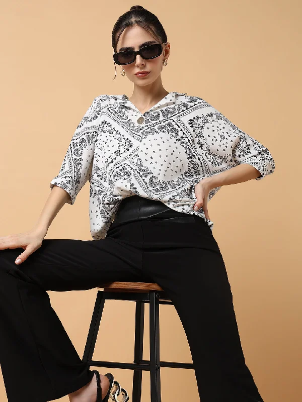 Weekend Deals That Sizzle Women Graphic White Top