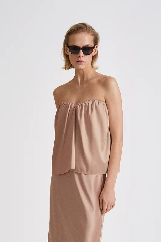 Weekend Deals That Impress MIDAS TOP - SHINY TAUPE