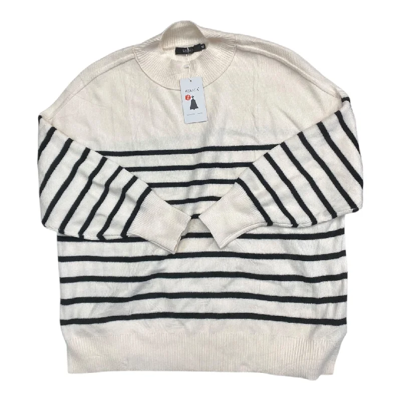 Weekend Specials to Cherish Sweater By Cmc In Striped Pattern, Size: Xl