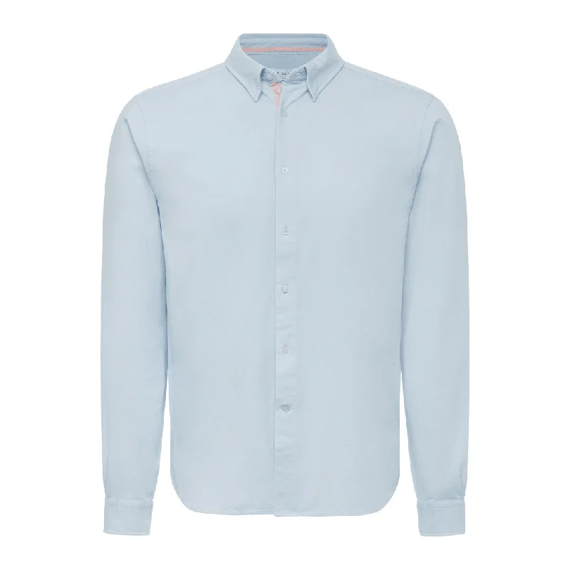 Oxford Cotton Shirt - Sky