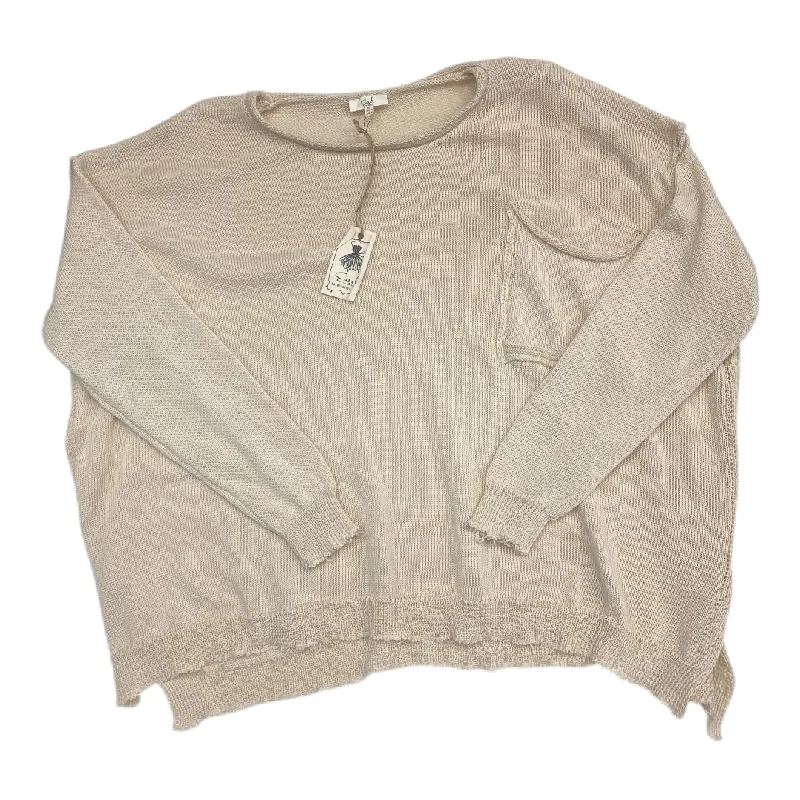 Weekend Discounts to Relish Sweater By Easel In Tan, Size: M