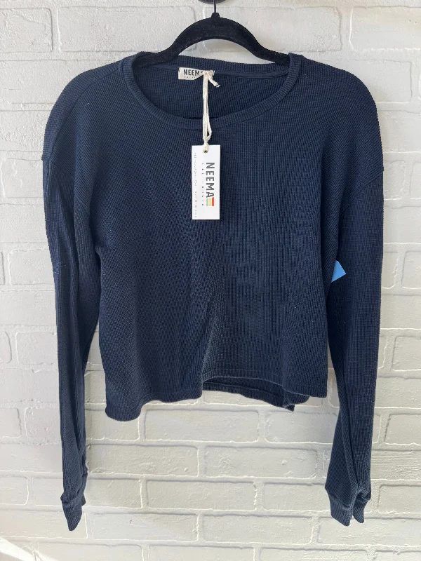 Today Only Top Long Sleeve Basic By Neema In Navy, Size: S