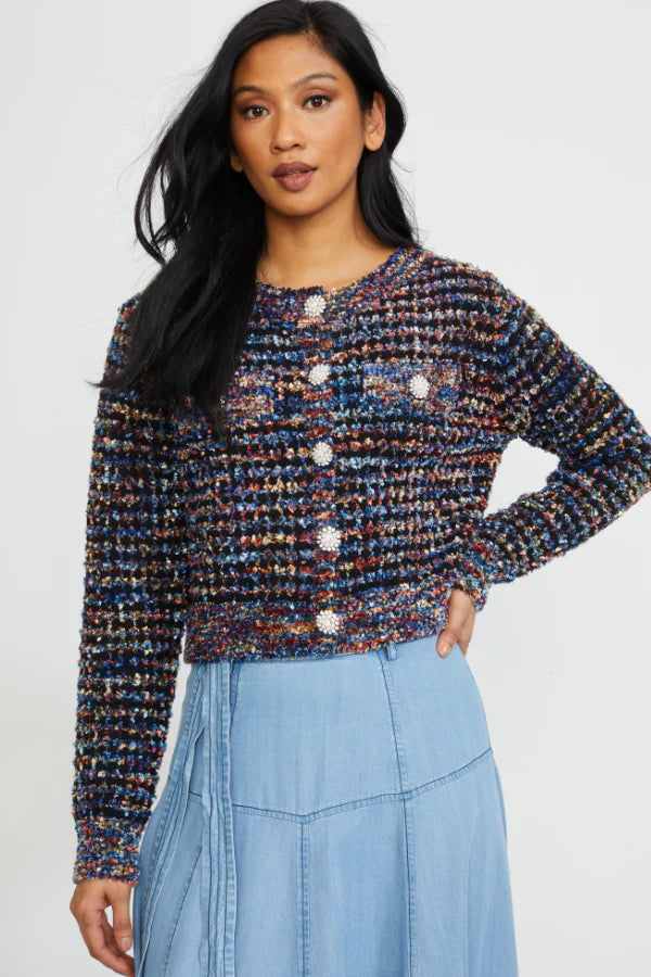 Value Pack Jewel Button Cardigan - Midnight