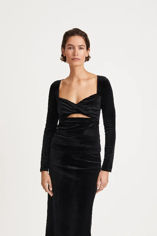 Weekend Offers That Tempt CAMPI TOP - BLACK