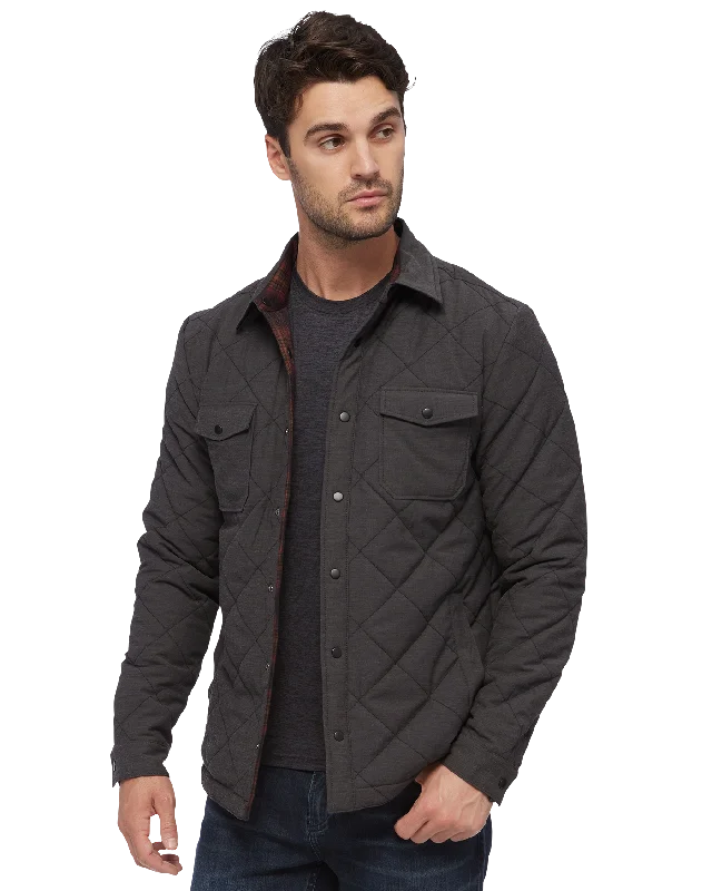 CHAPIN FLANNEL-LINED QUILTED JACKET