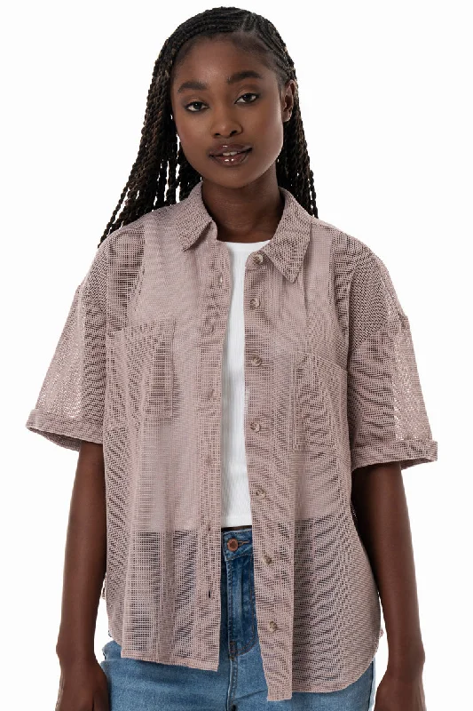 Super Sale Textured Shirt _ 153818 _ Grey