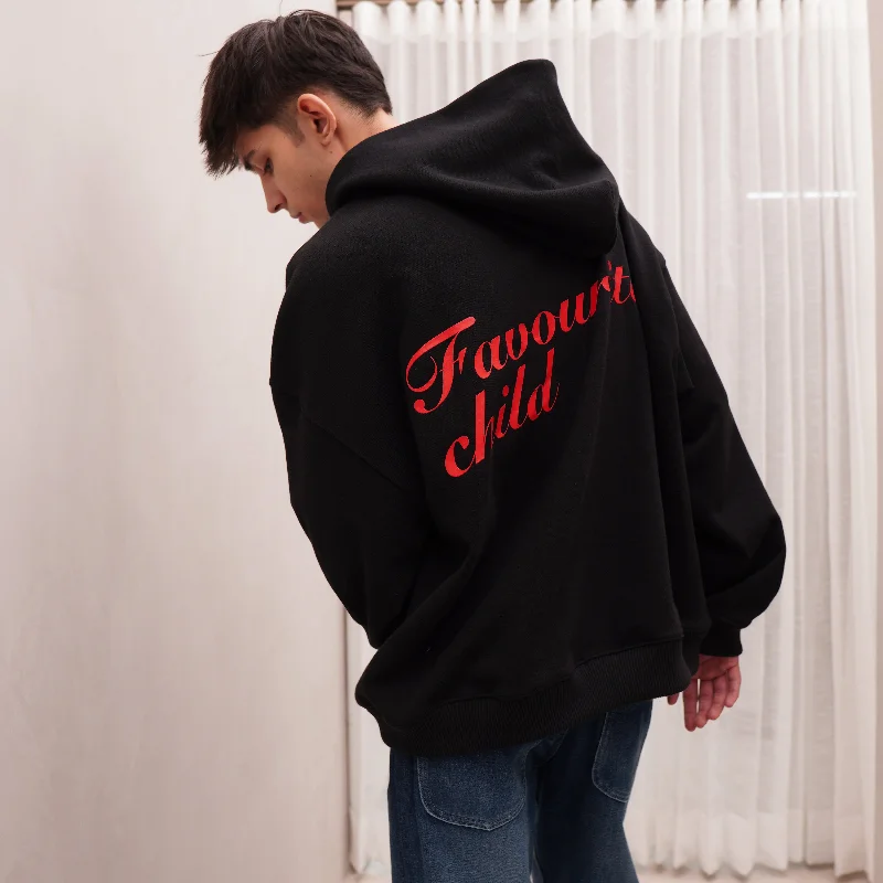 BLACK FAVOURITE HOODIE