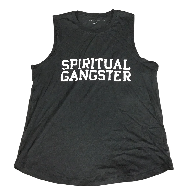 The Best Prices Athletic Tank Top By Spiritual Gangster In Grey, Size: S