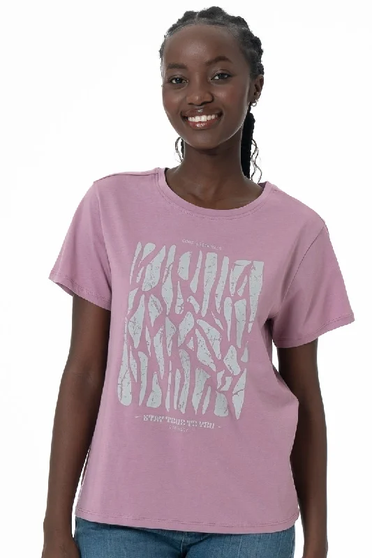 Savings Galore Statement T-Shirt _ 147096 _ Purple