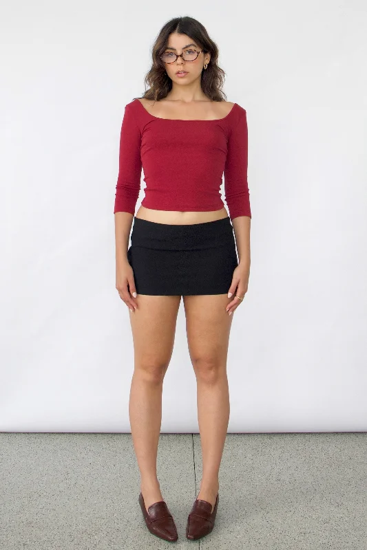 Weekend Specials to Enjoy SCG MADE | Frankie square neck 3/4 sleeve top