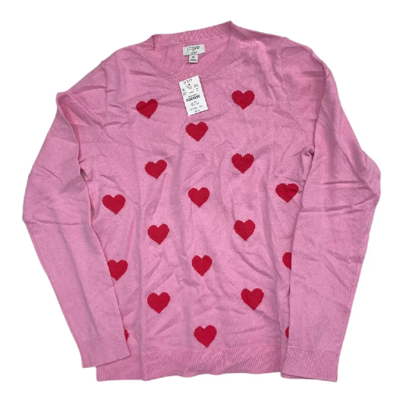 Shop the Weekend Away Sweater By J. Crew In Pink, Size: M
